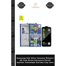 Floranova Samsung S24 Ultra Yansıma Önleyici Ar Cam Ekran Koruyucu Parıltı Azaltan Teknolojik Koruma Cep Camı