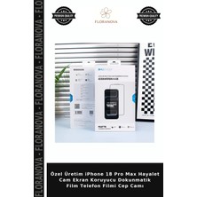 Floranova Özel Üretim iPhone 18 Pro Max Hayalet Cam Ekran Koruyucu Dokunmatik Film Telefon Filmi Cep Camı