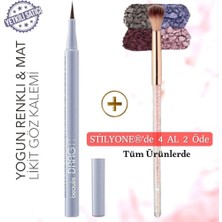Beaulis 196 Brown Koyu Kahverengi Eyeliner & Yumuşak Uçlu Far Karıştırma Fırçası