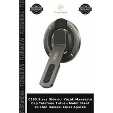 Floranova C193 Stres Giderici Yüzük Masaüstü Cep Telefonu Tutucu Mobil Stant Telefon Halkası Cihaz Aparatı