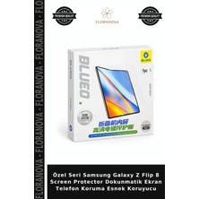 Floranova Özel Seri Samsung Galaxy Z Flip 8 Screen Protector Dokunmatik Ekran Telefon Koruma Esnek Koruyucu