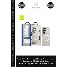 Floranova Özel Seri B Crystal Drop Resistance Samsung S25 Ultra Cihaz Kalkan Cep Örtüsü Telefon Zırhı