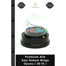 Floranova Premium Aile Sayı Rakam Bingo Oyunu ( 30 Is )