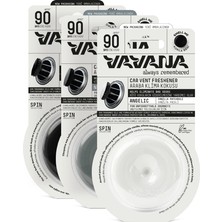 Vavana Araba Klima Kokusu, Spin Oto Kokusu 3'lü Set, 90 Gün Etkili Araç Kokusu - Mystic | Neutral | Angelic
