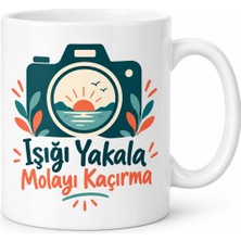 Bezos Fotoğraf Molası Tasarımlı Porselen Kupa - Model 424 Bcks