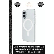 Floranova Özel Üretim Redmi Note 11 Pro Magsafe Kılıf Telefon Örtüsü Mobil Aksesuar