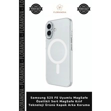 Floranova Samsung S25 Fe Uyumlu Magsafe Özellikli Sert Magsafe Kılıf Teknoloji Ürünü Kapak Arka Koruma