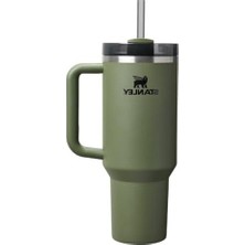 Myg Plus Stanley Quencher Pipetli Termos Bardak, Haki (Dried Pine), 1.18 Litre