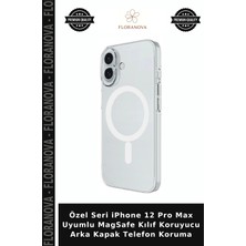 Floranova Özel Seri iPhone 12 Pro Max Uyumlu Magsafe Kılıf Koruyucu Arka Kapak Telefon Koruma