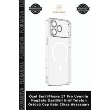 Floranova Özel Seri iPhone 17 Pro Uyumlu Magsafe Özellikli Kılıf Telefon Örtüsü Cep Kabı Cihaz Aksesuarı