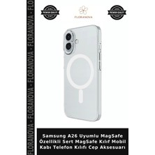Floranova Samsung A26 Uyumlu Magsafe Özellikli Sert Magsafe Kılıf Mobil Kabı Telefon Kılıfı Cep Aksesuarı