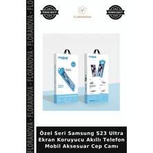 Floranova Özel Seri Samsung S23 Ultra Ekran Koruyucu Akıllı Telefon Mobil Aksesuar Cep Camı