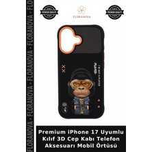Floranova Premium iPhone 17 Uyumlu Kılıf 3D Cep Kabı Telefon Aksesuarı Mobil Örtüsü
