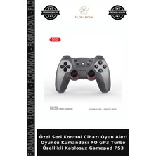Floranova Özel Seri Kontrol Cihazı Oyun Aleti Oyuncu Kumandası Xo Gp3 Turbo Özellikli Kablosuz Gamepad Ps3