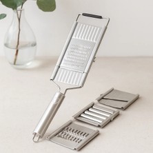 3'ü 1 Arada Metal Rende Seti (Rende, Soyacak, Dilimleme)