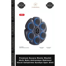 Floranova Premium Duvara Monte Müzikli Akıllı Boks Antrenman Makinesi Vücut Geliştirme Kardiyo Spor Aleti