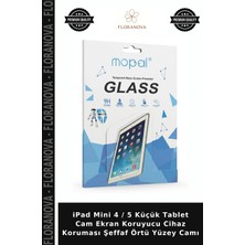 Floranova iPad Mini 4 / 5 Küçük Tablet Cam Ekran Koruyucu Cihaz Koruması Şeffaf Örtü Yüzey Camı