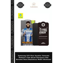 Floranova Samsung S25 Plus Uyumlu Yansıma Önleyici Cam Ekran Koruyucu Göz Koruma Hava Boşluksuz Mobil Aksesuar
