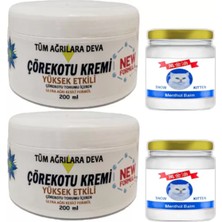 Çörek Otu Kremi White Box 2 Adet 200 ml + 2 Adet Snow Kitten 50 ml Menthol Balm / Seti