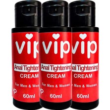 Vip Hem Kadın Hem Erkekler Için Analtightening Cream 3 Adet Analdaraltıcı Sıkılaştırıcıkrem 60 ml