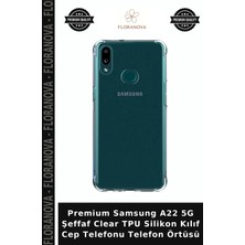 Floranova Premium Samsung A22 5g Şeffaf Clear Tpu Silikon Kılıf Cep Telefonu Telefon Örtüsü