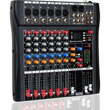 Gümrük Bey Mixing Live CT-60S 6 Kanal Bluetooth USB Stüdyo Ses Mikseri