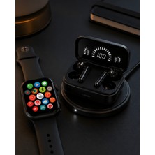 Spor ve Günlük Kullanıma Uygun Akıllı Saat ve Bluetooth Kulaklık Seti Yüksek Performans