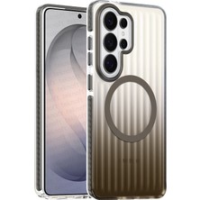 Str Store Samsung Galaxy S26 Ultra Için Prestige Serisi Magsafe ile Uyumlu Yükseltilmiş Lens Çerçeveli Ultra Güçlü Darbeye Dayanıklı Yumuşak Silikon Kılıf (Kahverengi, Galaxy S26 Ultra)