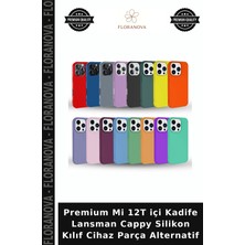 Floranova Premium Mi 12T Içi Kadife Lansman Cappy Silikon Kılıf Cihaz Parça Alternatif