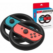 Pop Konsol NS Joy-Con Direksiyon Seti Ergonomik Tasarım Switch 1 Uyumlu JoyCon Grip Aksesuar Siyah 2 Adet