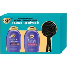 Str Store Biotin&collagen Şampuan 385 Ml+Saç Kremi 385 Ml+Tarak Hediyeli 3 Adet Ürün