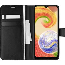 Str Store Samsung Galaxy A04 Için Kılıf Delux Leather Wallet Siyah [galaxy A04 ile Uyumlu Kılıf - Siyah]