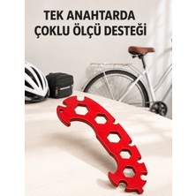 Çok Amaçlı Bisiklet Anahtarı 6-17 mm Çok Fonksiyonlu Bisiklet Tamir Anahtarı
