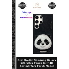 Floranova Özel Üretim Samsung Galaxy S24 Ultra Panda Kılıf 3D Sevimli Tarz Farklı Model