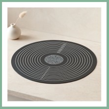 Bşk Virgo Yuvarlak Silikon Hamur Matı 45 cm - Ölçekli 190 G BSK2026