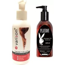 Varison Varicose Vein Defense Cream +Playboy Masaj Yağı