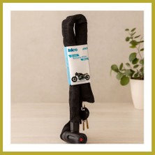 Bezos 150 cm Zincirli Anahtarlı Motor & Bisiklet Kilidi (Bez Kılıflı) Bcks