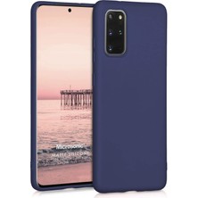 Str Store Matte Silicone Samsung Galaxy S20 Plus Için Kılıf Lacivert [galaxy S20 Plus ile Uyumlu Kılıf - Lacivert]