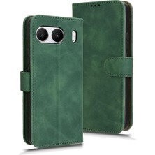 Str Store Deri Kılıf Oneplus Nord 4 5g Cüzdan, Yüksek Kaliteli Pu/tpu Koruyucu Kapak, [kart Yuvaları] ve [destek Standı] ile Darbeye Dayanıklı Kapaklı Kılıf. Yeşil