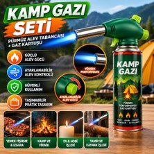 Str Store Outdoor Kamp, Piknik ve Tamir Işleri Için Kamp Gazı Seti – Taşınabilir Pürmüz Alev Tabancası ve Yüksek Performanslı Gaz Kartuşu