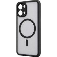 Xiaomi Redmi 15C 5g Loji Magsafe Kapak - Siyah