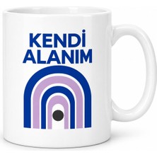 Kendi Alanım Tasarımlı Porselen Kupa - Model 296