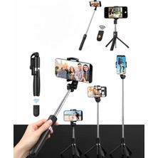 Manyetik Selfie Çubuğu Bluetooth Uzaktan Kumandalı