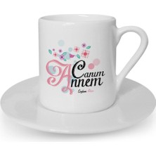 BK Gift Kişiye Özel Canım Annem Türk Kahvesi Fincanı - 18