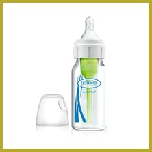 Bezos Cam Dar Ağız Biberon Antikolik 250 ml Bcks