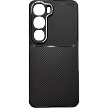 Vivo Y31 5g Auto Focus Karbon Kapak - Siyah