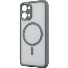 Xiaomi Redmi 15C 5g Loji Magsafe Kapak - Gri