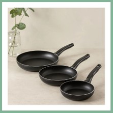 Bşk Virgo Teflon 3 Parça Tava Seti (16-20-24 Cm) BSK2026