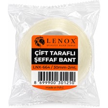 Tekno E-Marketim Lenox Çift Taraflı Şeffaf Bant