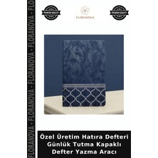 Floranova Özel Üretim Hatıra Defteri Günlük Tutma Kapaklı Defter Yazma Aracı